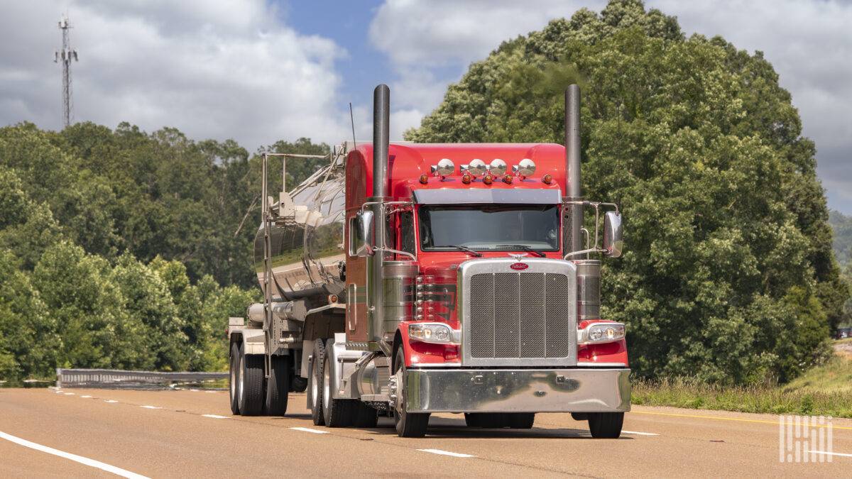 Petroleum hauler Patriot being equipped to United at stable top class