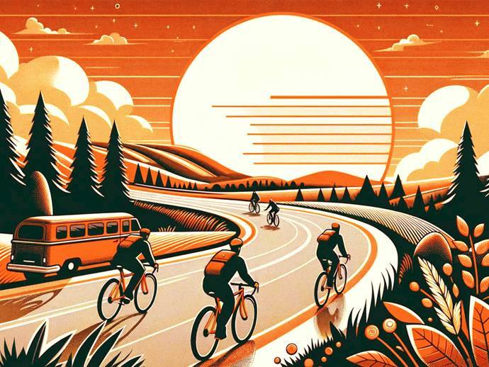 Cycling to the moon and help: Gebrüder Weiss launches a recent competition